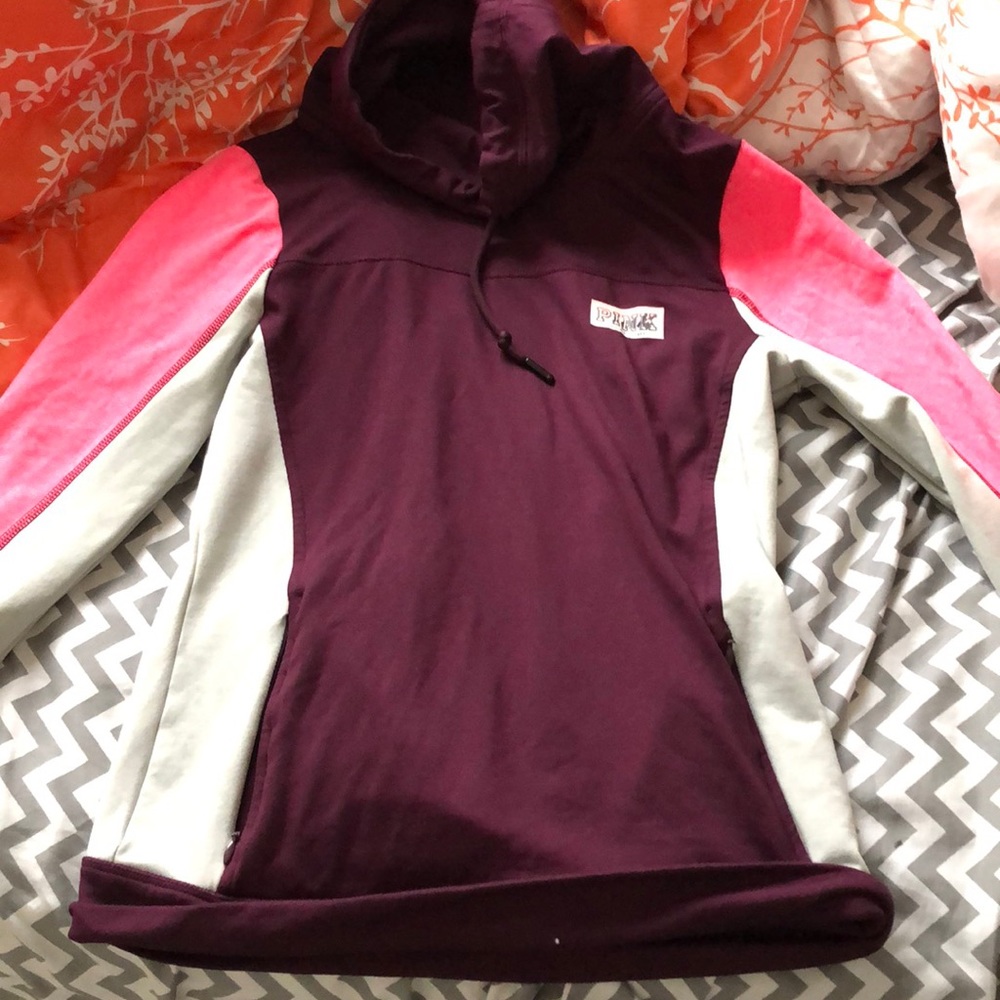 Pink workout hoodie